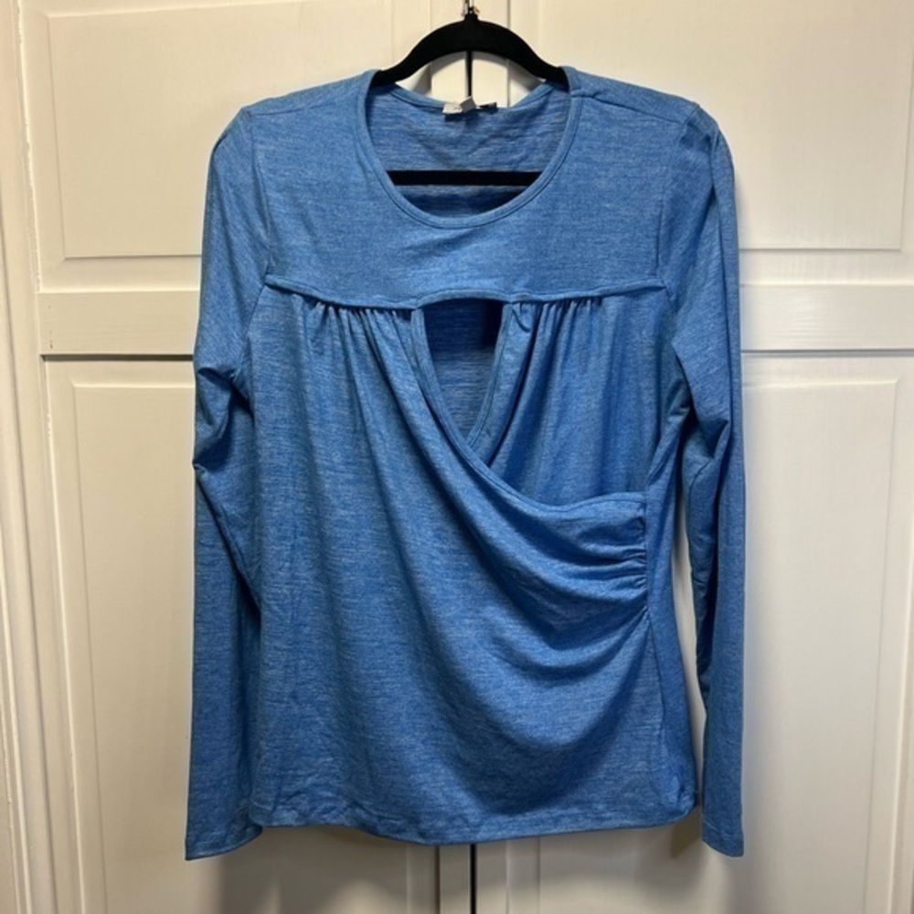 NWT White Birch Long Sleeve Criss Cross Front Shirt Size Women’s XL
